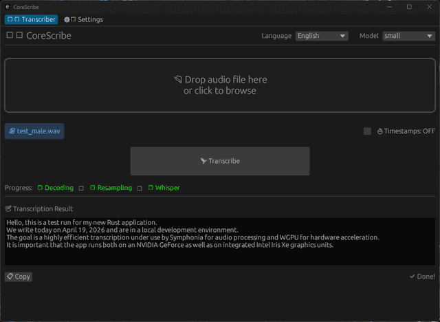 CoreScribe